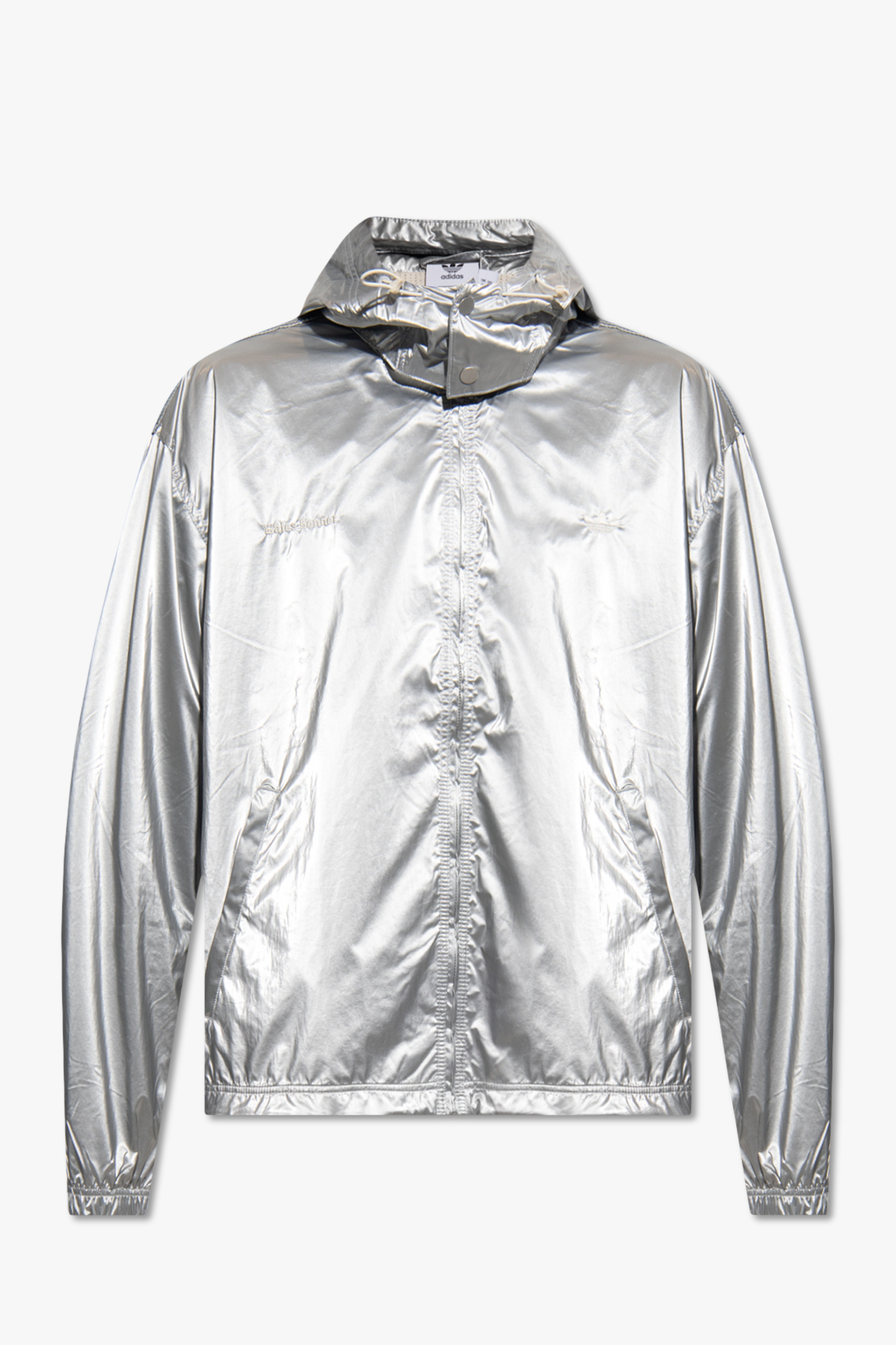 Adidas store silver jacket